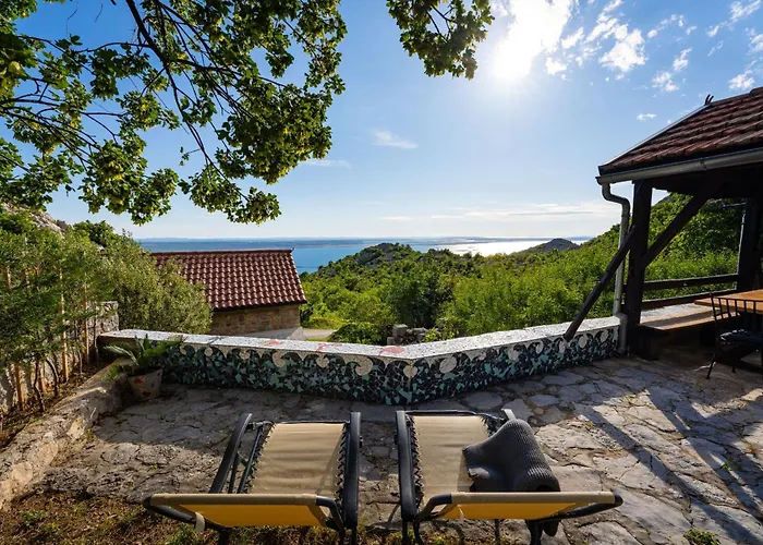 Semesterbostad My Dalmatia - Sea View Stone House Dobroselo
