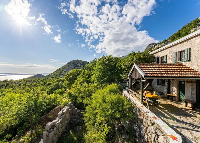 Semesterbostad My Dalmatia - Sea View Stone House Dobroselo Starigrad Paklenica